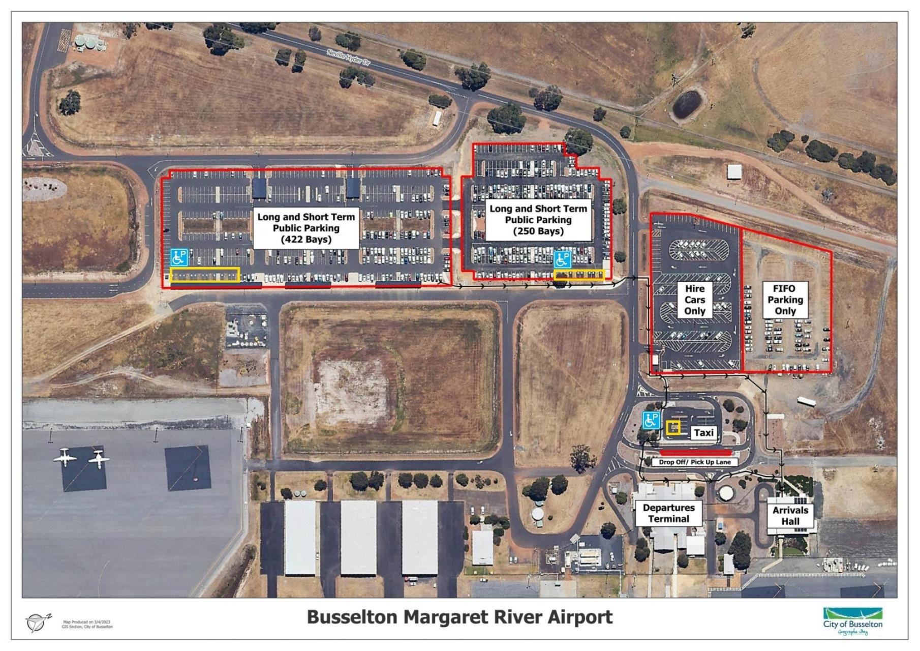 BMRA disabled parking bay locations